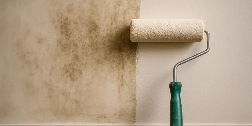 can you paint over smoke damaged walls​